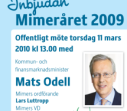 Mats Odell i Västerås 2010